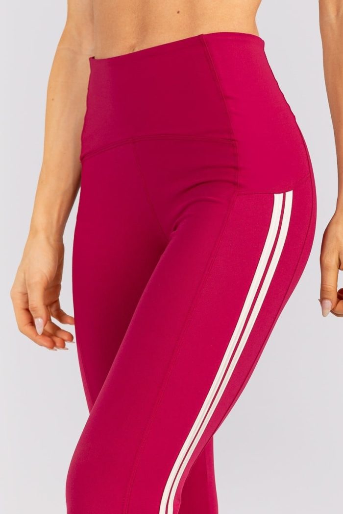 Legging con Cortes y Detalles Chapados Platinados (Açaí / Perla) - Imagen 2