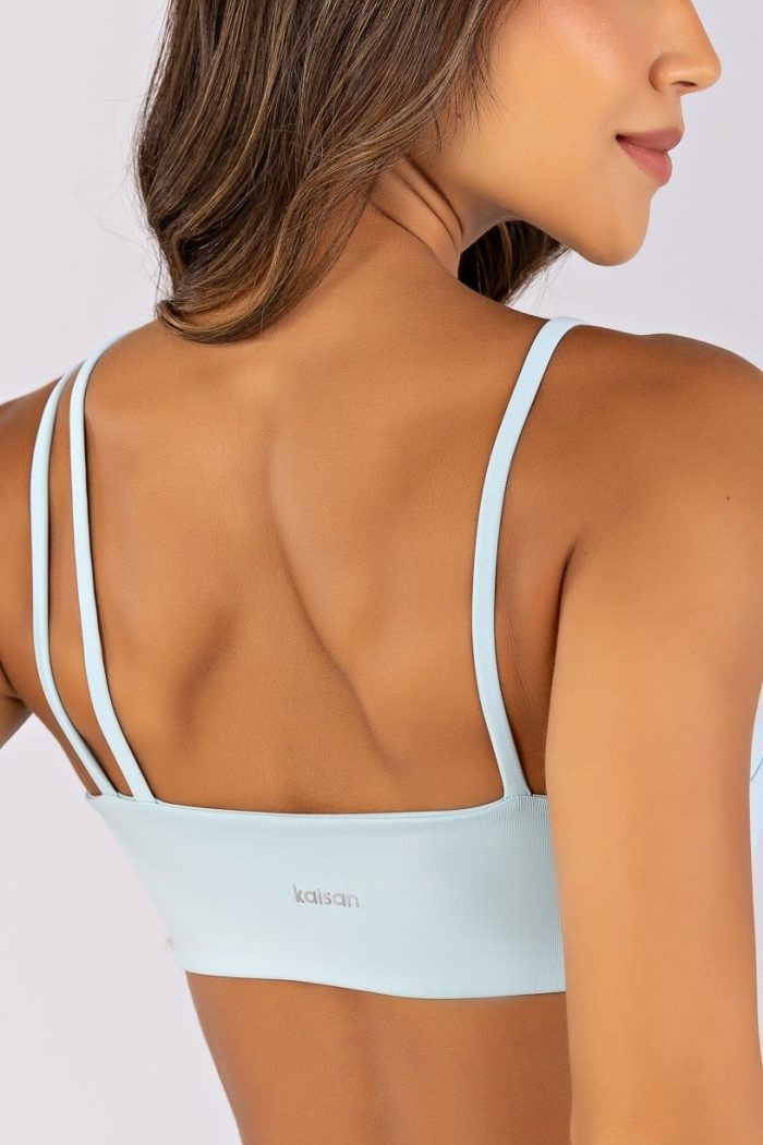 Top con escote recto y tirantes asimétricos (Glacial) - Imagen 2