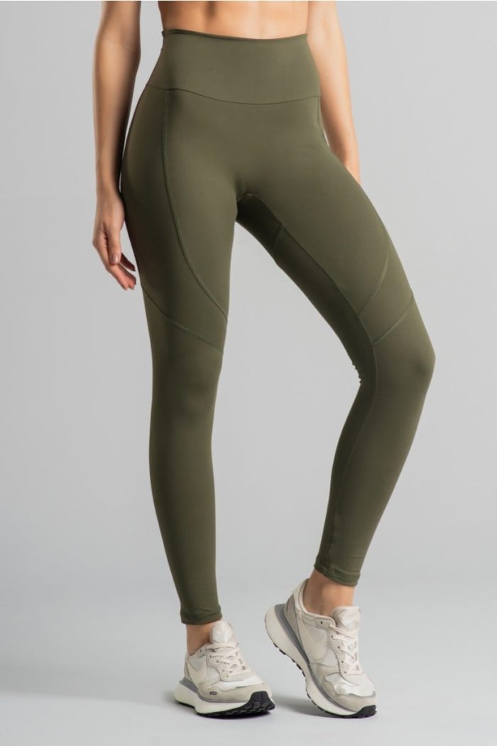 1010320_3192_4_Kaisan_095_3.JPG Legging sin gancho con bolsillo en la cintura (Militar) - Imagen 1