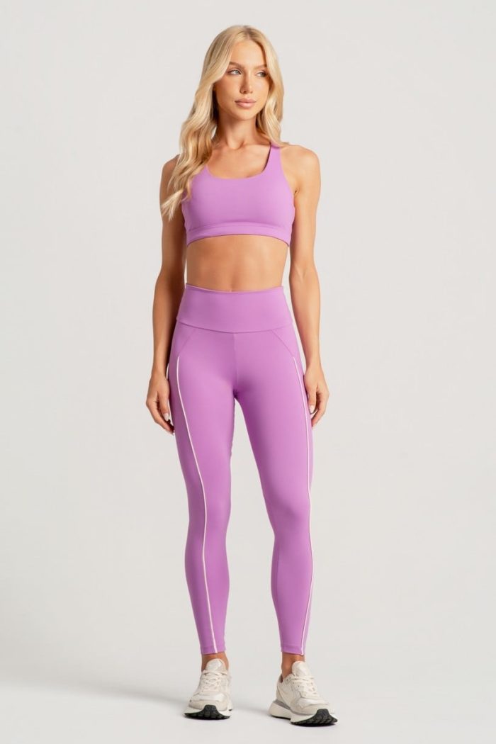 Top con Tirantes Triples Cruzados en la Espalda (Orquídea / Vainilla) - Imagen 3