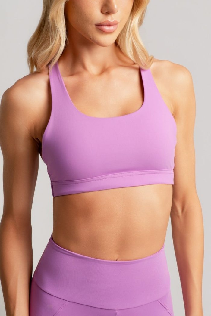 Top con Tirantes Triples Cruzados en la Espalda (Orquídea / Vainilla) - Imagen 5