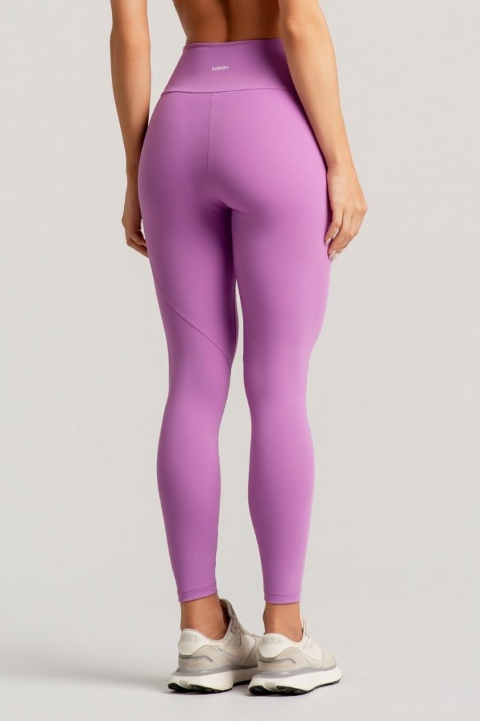 Legging con Recortes y Ribete Contrastante (Orquídea / Vainilla) - Imagen 3