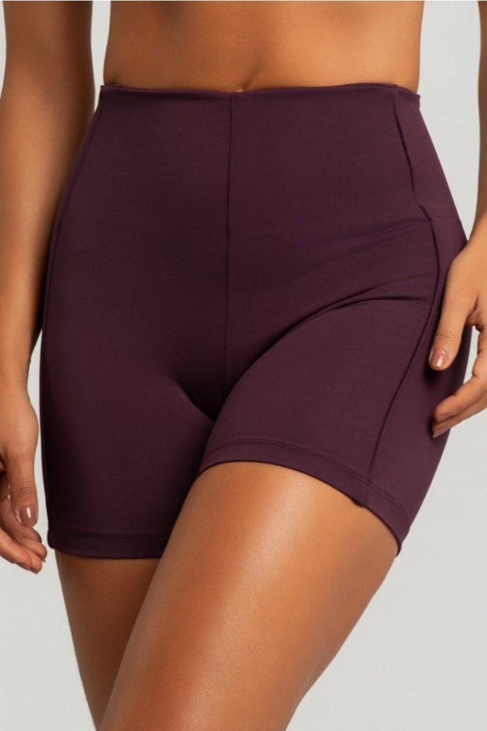 Short con vivos sin pretina aparente en el frente (Velvet) - Imagen 1