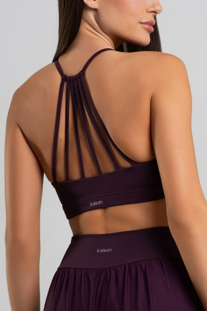 Top con Escote Alto y Tiras en la Espalda (Velvet) - Imagen 1