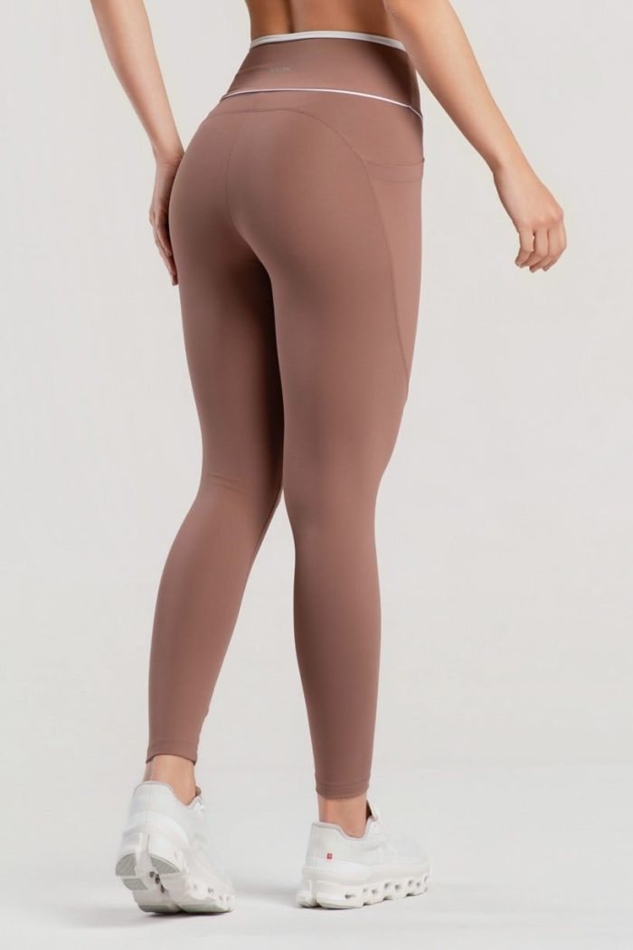 Calza sin gancho color canela - Imagen 3