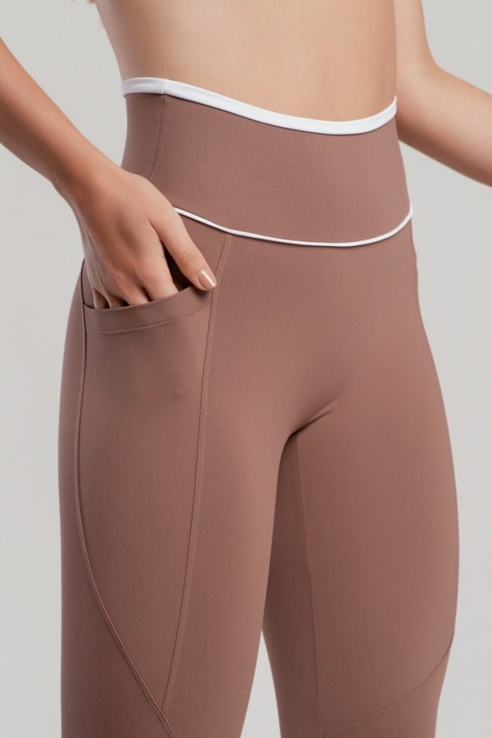 Calza sin gancho color canela - Imagen 5