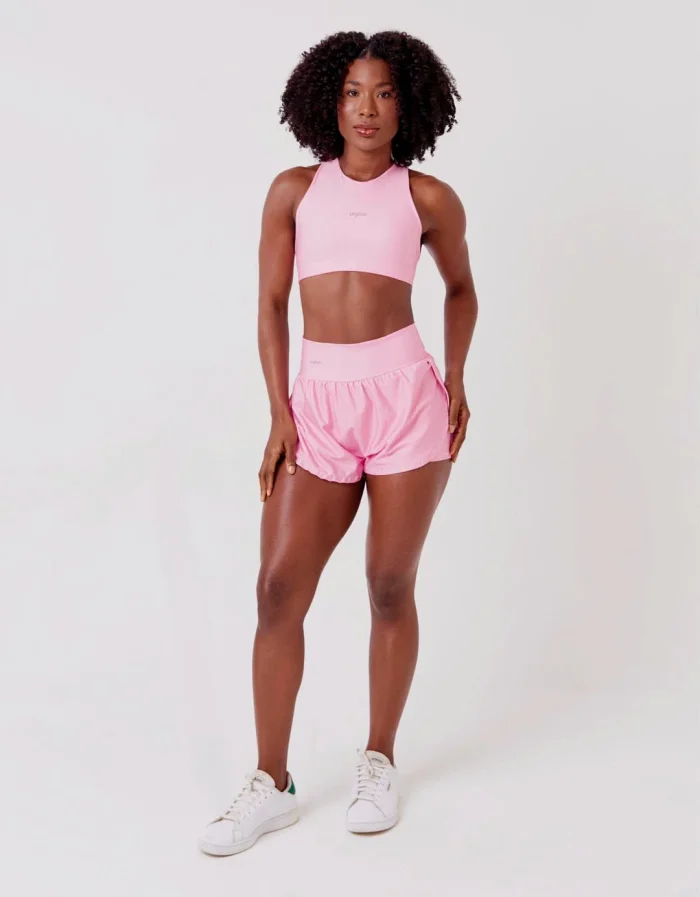 Short Running Doble Rosa Te - Imagen 1